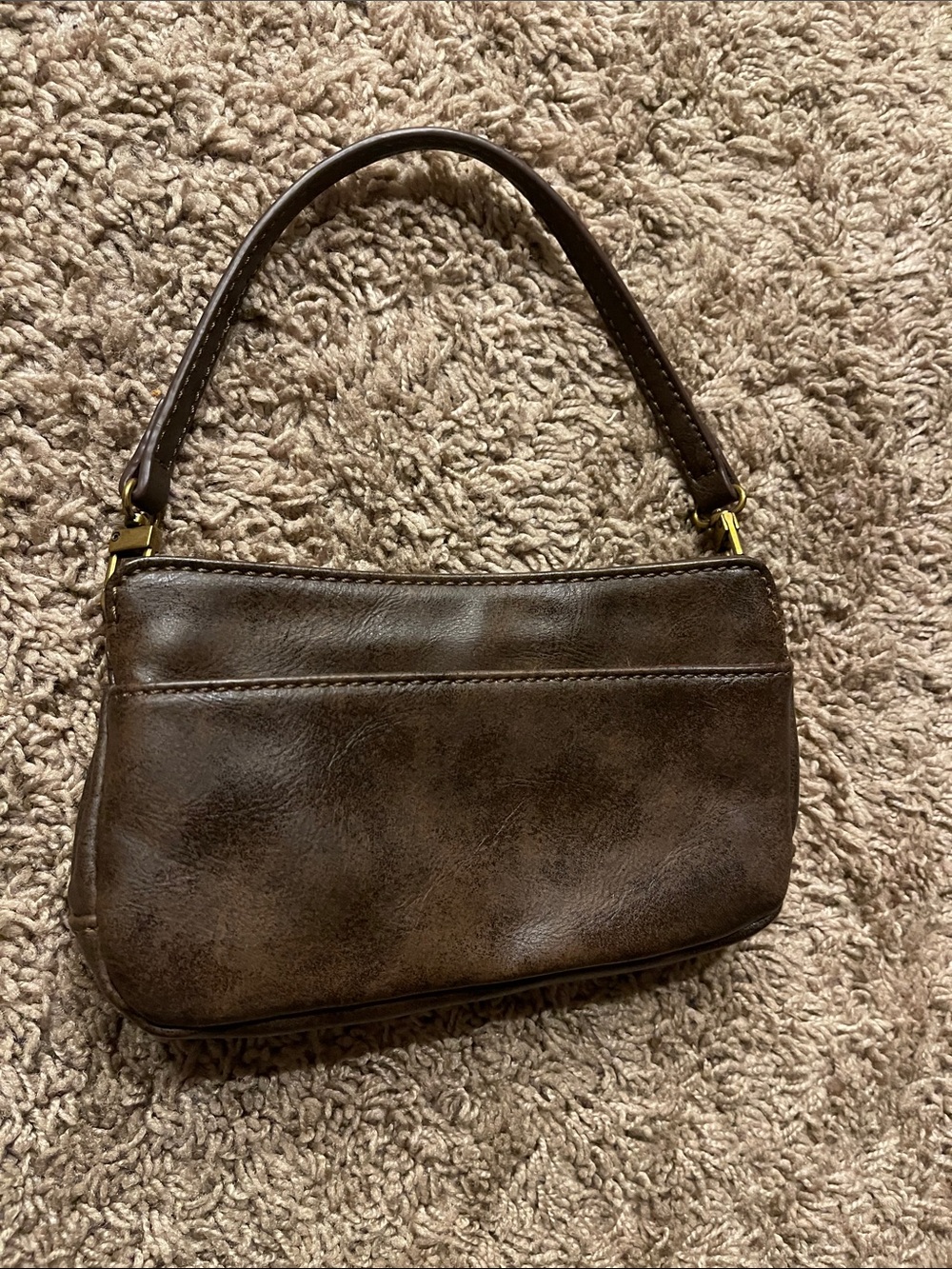 Brandy Melville Classic Brown Mini Shoulder Bag